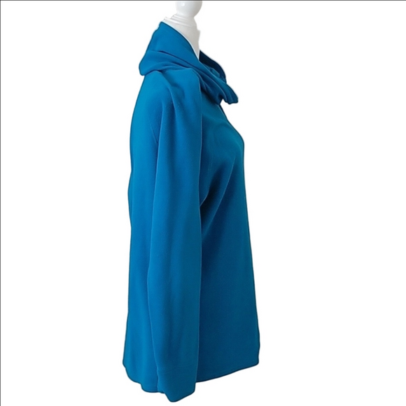 Champion 🏆 XXL tunic pullover sweater sweatshirt turquoise blue 💙 - Picture 4 of 6